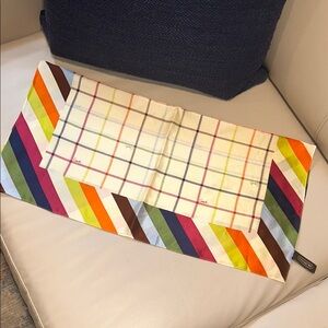 Coach Legacy Tattersall Silk  Scarf